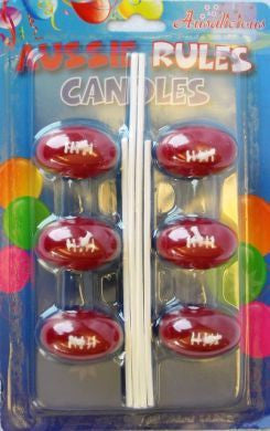 AFL Candle - Aussie Rules Footy Set