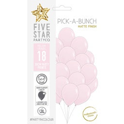 Latex Balloon 12" - Pastel Matte Pink 30cm