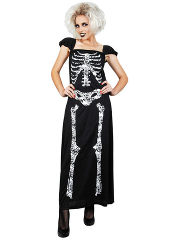 Costume - Skeleton Dress Long (Adult)