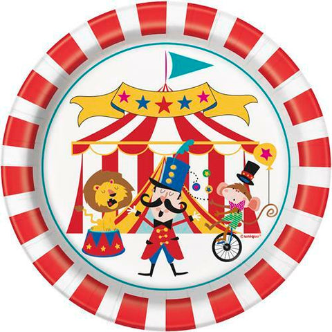 Paper Plate - Circus Carnival 7"