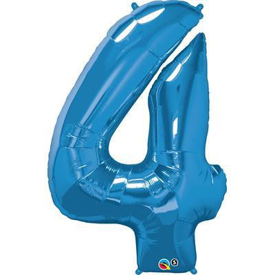 Foil Balloon Megaloon - 4 Blue