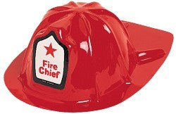 Hat - Fire Chief Helmet Plastic (Child)