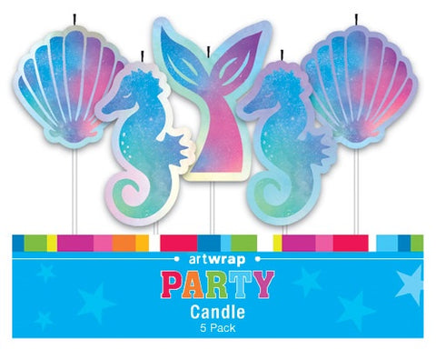 Party Candles - Under The  Sea 5 Packs