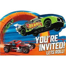 Invites - Hot Wheels Invitations