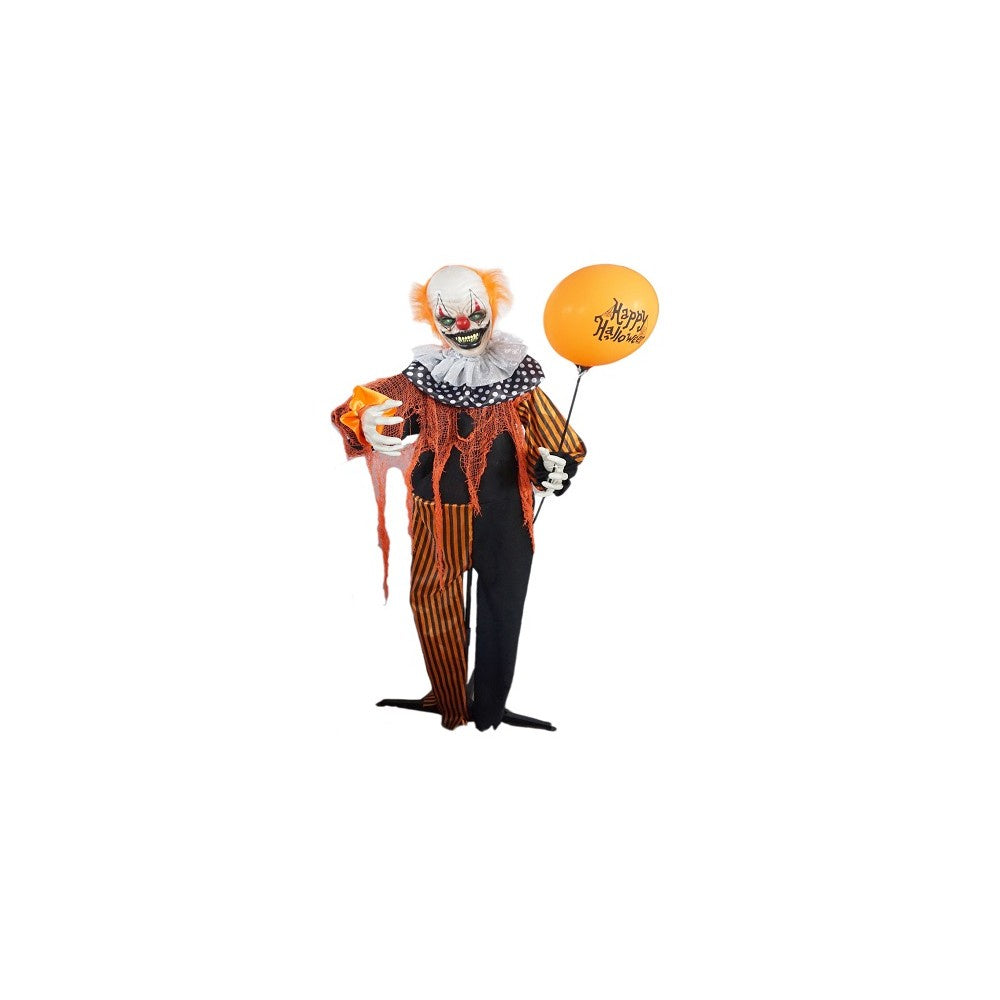 Clown - Animated Clown Hold Balloon 166cm