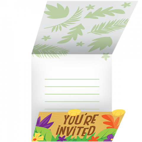 Invites - Jungle Safari Invitations 8 Pk