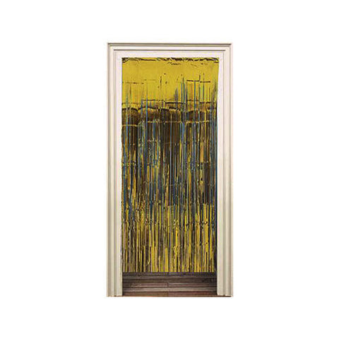 Door Curtain - Gold Metallic