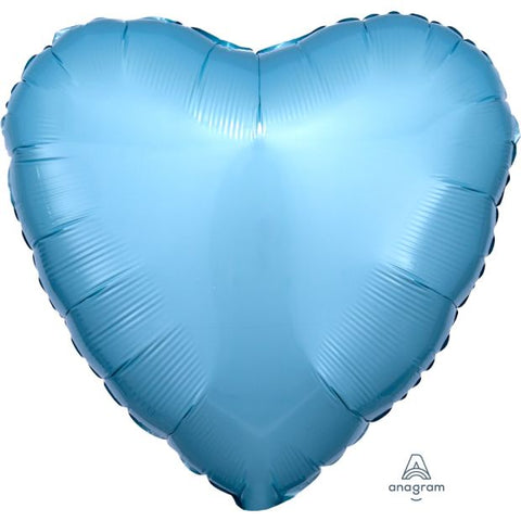 Foil Balloon 18" - Heart  Pastel Blue