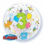 Bubble Balloon 22" - Age 3 Cuddly Pets