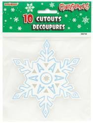 Cut Outs - Snowflake Pk 10