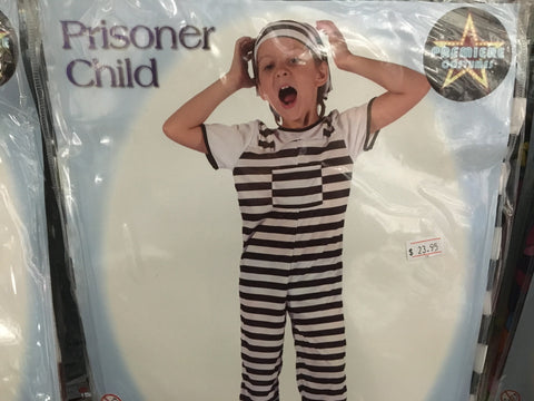 Costume - Prisoner Black & White (Child)