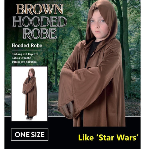 Costume - Brown Hooded Robe (Child)