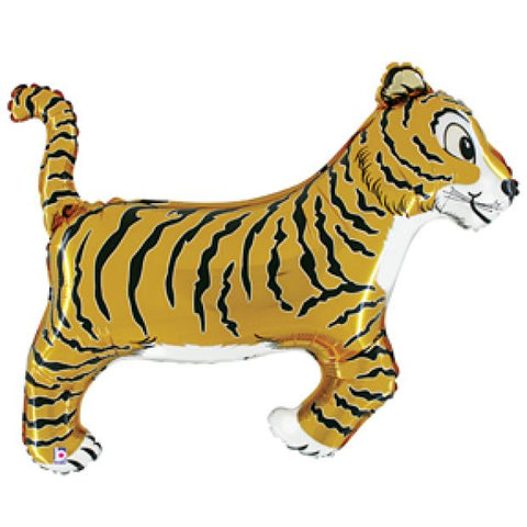 Foil Balloon Supershape - Betallic Foil Shape 105cm (41") Tiger