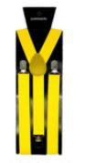Suspender - Plain Yellow
