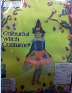 Costume - Colourful Witch (Child)