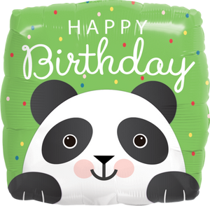 Foil Balloon 18" - Birthday Panda