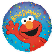 Foil Balloon 18" - Elmo Birthday