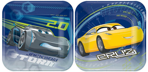 Paper Plate - Disney Pixar Cars 3 Pk8