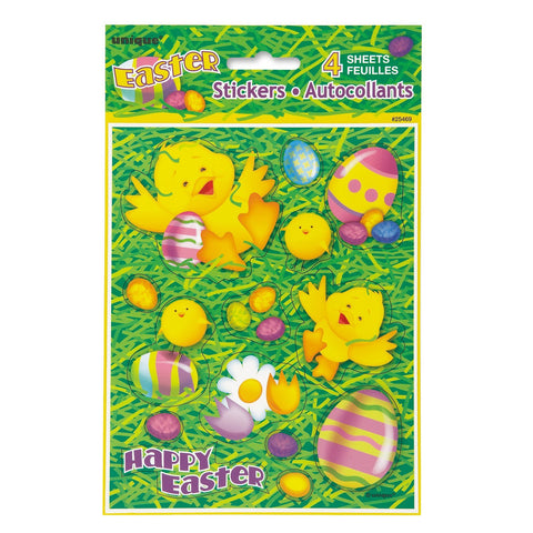 Sticker - Easter Sticker Sheets Ducky 4 Sheets