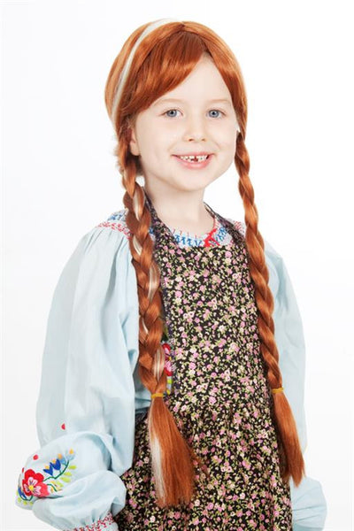 Wig - Deluxe Anna Snow Princess Child (Brown)