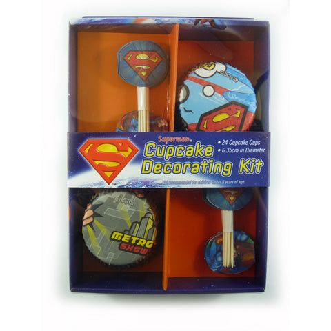 Cupcake Decorating Kit - Superman