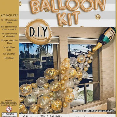 Balloon Garland kit - DIY Champagne Balloon Arch Set