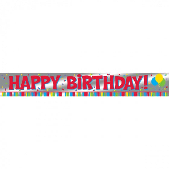 Banner - Happy Birthday Foil Banner
