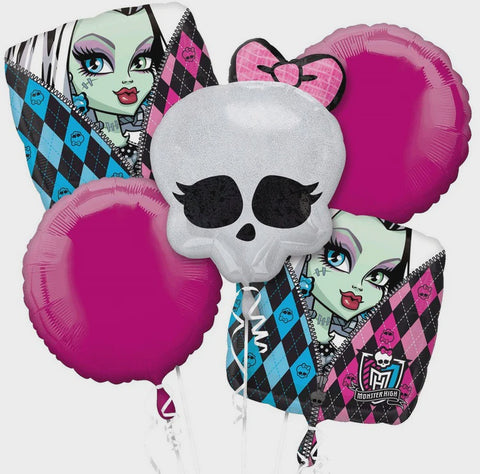 Foil Balloon Bouquet - Monster High
