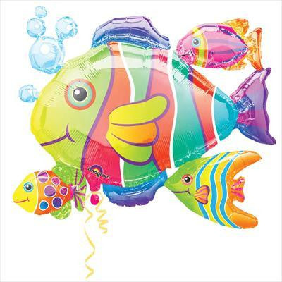 Foil Balloon Supershape - Tropical Fish Cluster