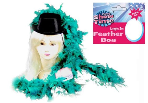 Feather Boa - Emerald Green