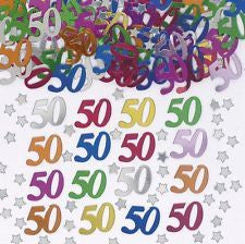 Confetti Scatters - 50th & Stars Multi Colour