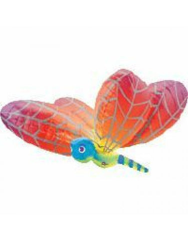 Foil Balloon Supershape - Rainbow Dragonfly