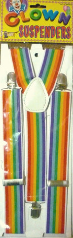 Suspenders - Clown 40mm (Rainbow)