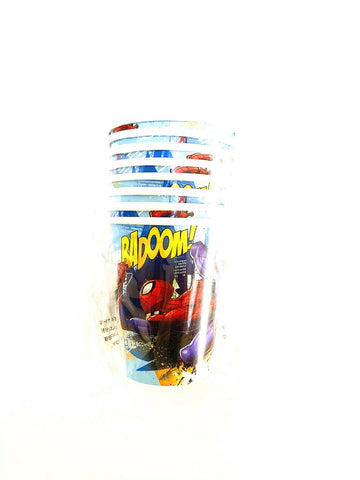 Printed Paper Cups - Spider Man 8Pack