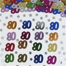 Confetti Scatters - 80th & Stars Multi Colour