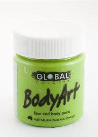 Face and Body Paint - Light Lime Green 45ml