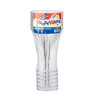 Cocktail Glass - Clear 210ml pk6