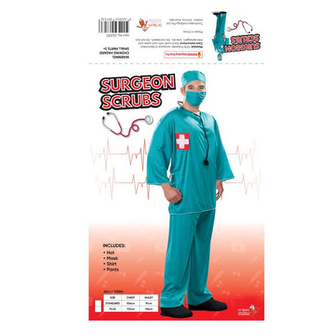 Costume - Adult Medical Surgical Scrubs