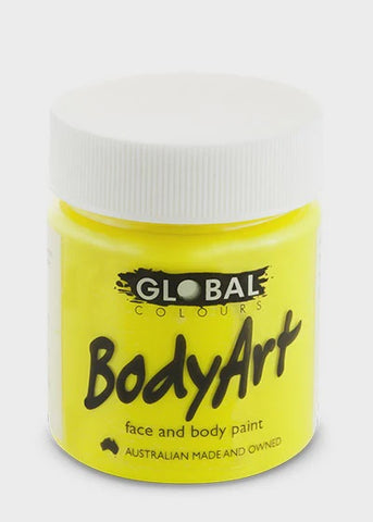 Face and Body Paint - Fluro Yellow 45ml