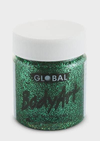 Face and Body Paint - Green Glitter 45ml