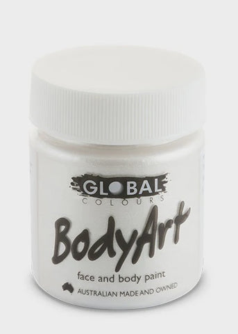 Face and Body Paint - Pearl Metallic White 45ml