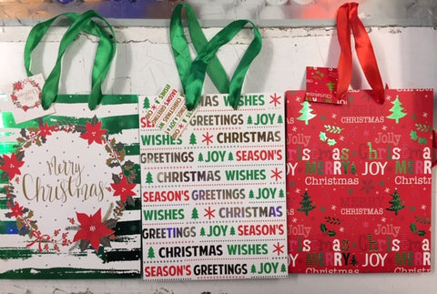 Gift Bag - Merry Christmas Asstd