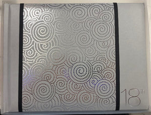 Guest Book - 18th Birthday Silver Book
