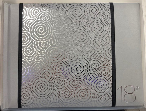 Guest Book - 18th Birthday Silver Book