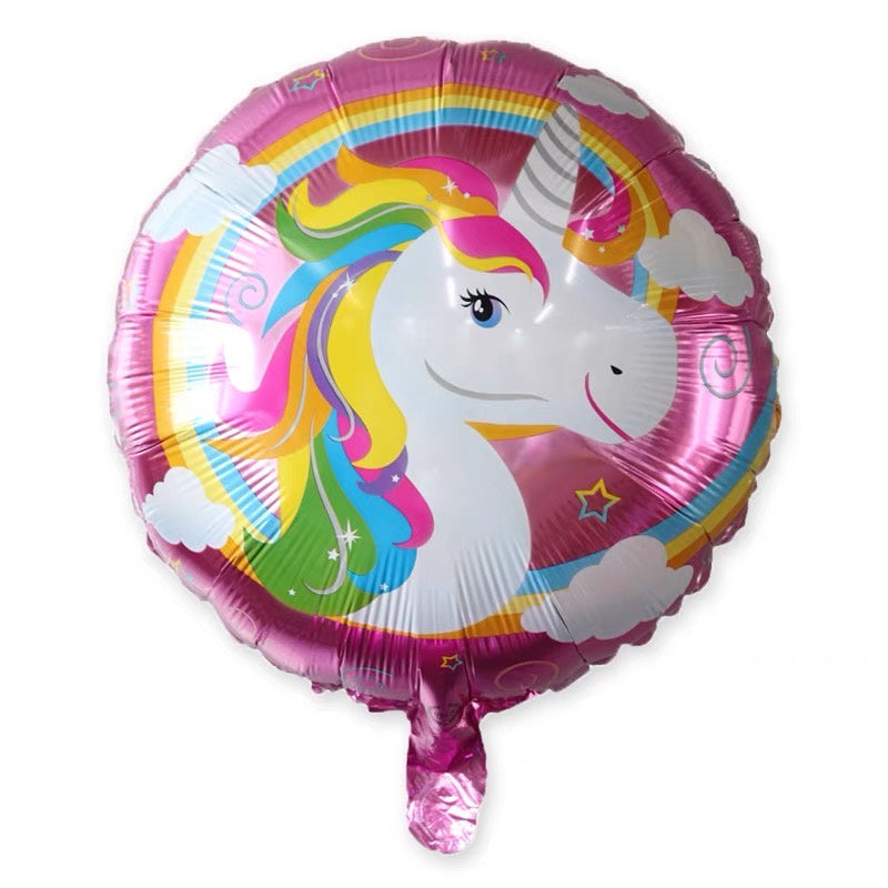 Foil Balloon 18'' - Rainbow Unicorn