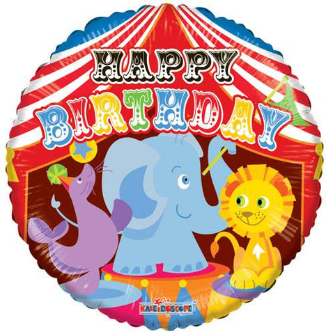 Foil Balloon 18" - Birthday Circus