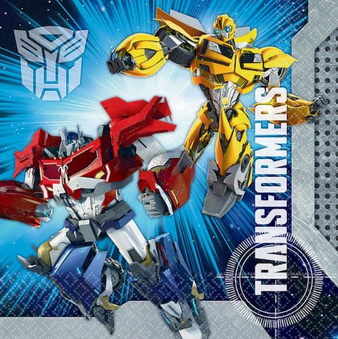 Printed Lunch Napkins - Transformers Core