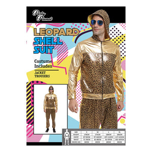 Adult Costume -  Leopard Shell Suit Mens L/XL