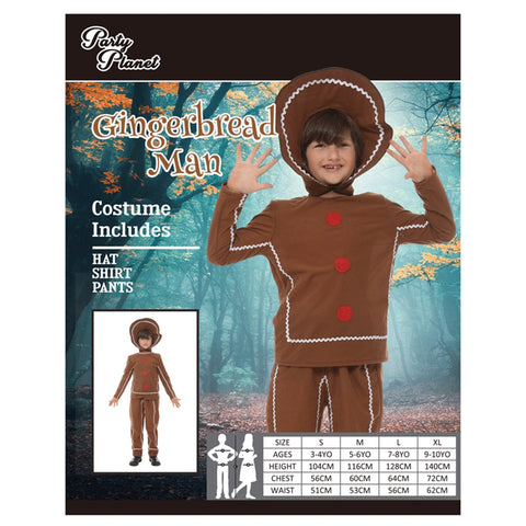 Costume - Children Gingerbread Man (M)