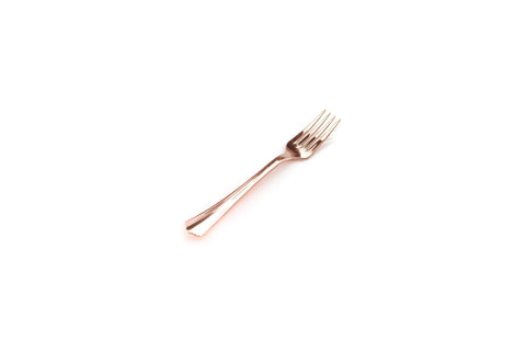 Reusable Fork - Stainless Steel Heavy Duty Fork Rose Gold / Silver